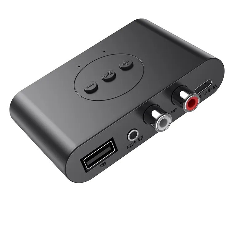 B21 RCA Blue Tooth Receiver 3.5AUX Car Blue Tooth Stick USB Blue Tooth Adapter Support Speaker Amplifier U Disk 5.0